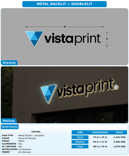 CUSTOM MOCKUP SIGN FOR Crystal