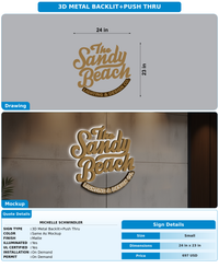 CUSTOM MOCKUP SIGN FOR Michelle Schwindler