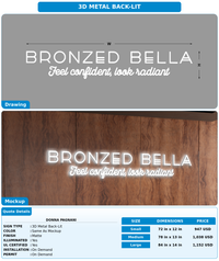 CUSTOM MOCKUP SIGN FOR Donna Pagnani