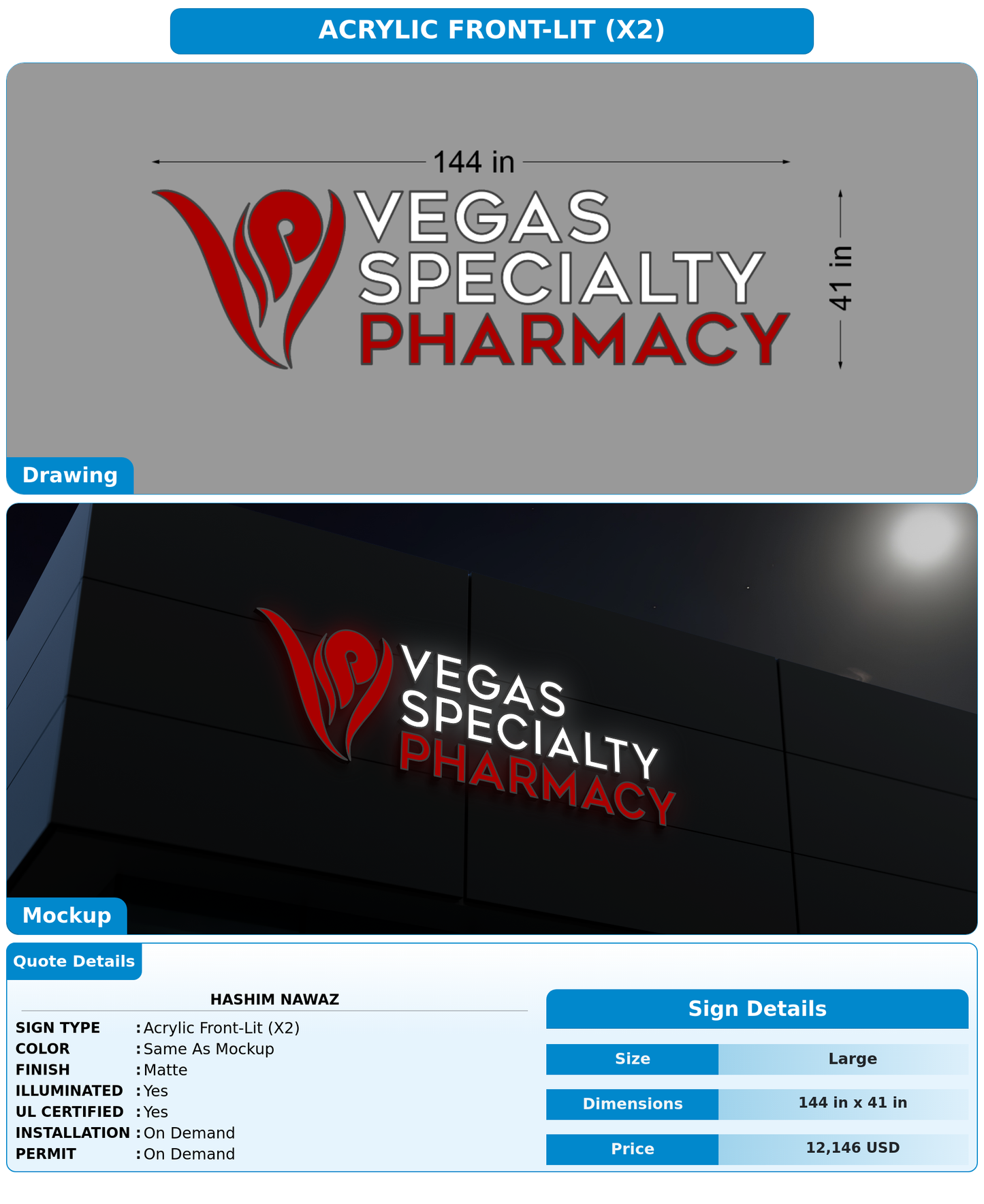 CUSTOM MOCKUP SIGN FOR Hashim Nawaz