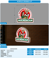 CUSTOM MOCKUP SIGN FOR Cristina Bruno