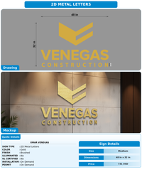 CUSTOM MOCKUP SIGN FOR Omar Venegas