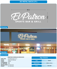 CUSTOM MOCKUP SIGN FOR Jonathan Gonzalez 8455422263