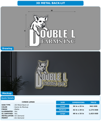 CUSTOM MOCKUP SIGN FOR Corbin Leman