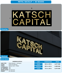 CUSTOM MOCKUP SIGN FOR Kameron Katsch
