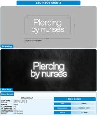 CUSTOM MOCKUP SIGN FOR Sarah Collat