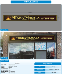 CUSTOM MOCKUP SIGN FOR Sandeep