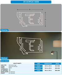 CUSTOM MOCKUP SIGN FOR Hailey Waatti