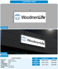 CUSTOM MOCKUP SIGN FOR Kristen Hubbard