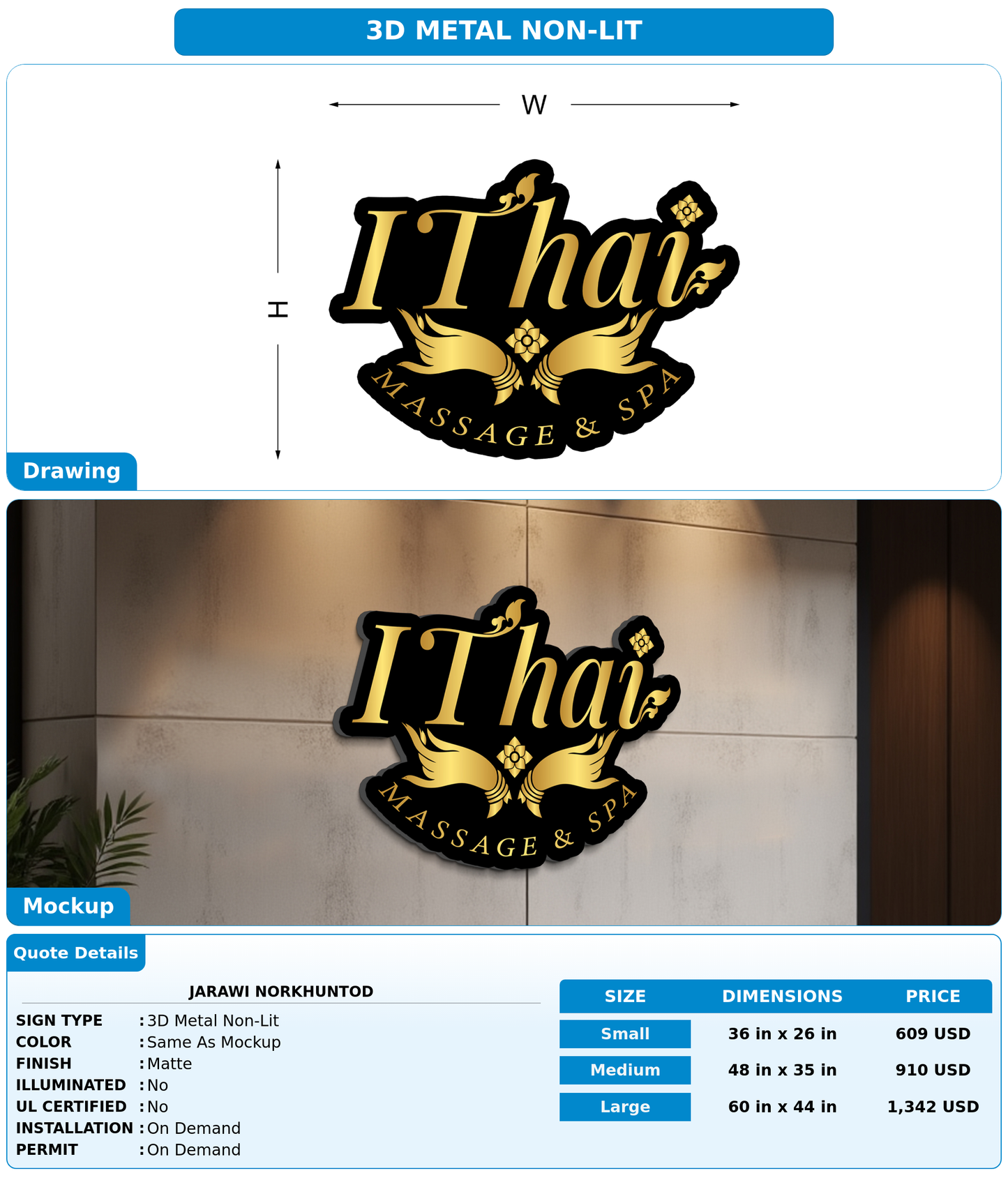 CUSTOM MOCKUP SIGN FOR Jarawi Norkhuntod