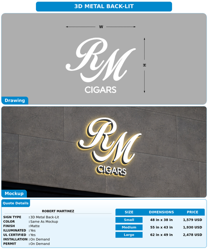 CUSTOM MOCKUP SIGN FOR Robert Martinez