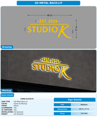 CUSTOM MOCKUP SIGN FOR Kiara Alicea M