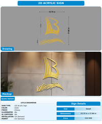 CUSTOM MOCKUP SIGN FOR Leyla Baghirova