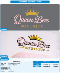 CUSTOM MOCKUP SIGN FOR Ben Beverage
