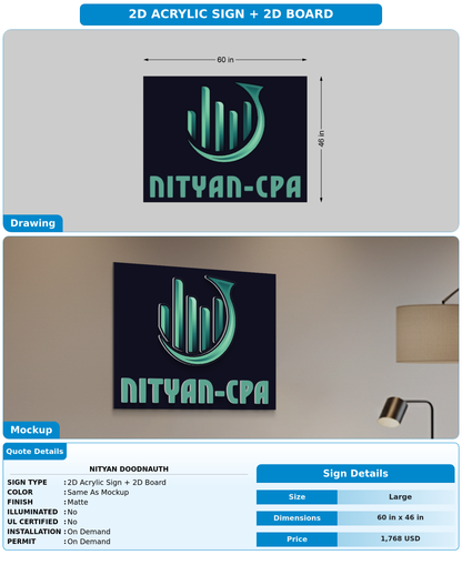 CUSTOM MOCKUP SIGN FOR Nityan Doodnauth