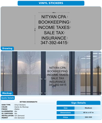 CUSTOM MOCKUP SIGN FOR Nityan Doodnauth