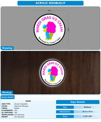 CUSTOM MOCKUP SIGN FOR Ragin