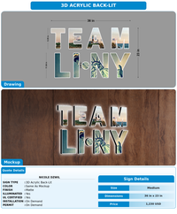 CUSTOM MOCKUP SIGN FOR Nicole Dzwil