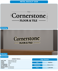 CUSTOM MOCKUP SIGN FOR Amanda Proulx