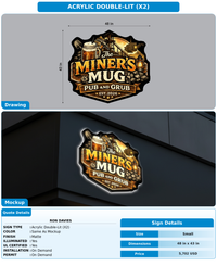 CUSTOM MOCKUP SIGN FOR Ron Davies