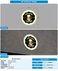 CUSTOM MOCKUP SIGN FOR Melonie Branch