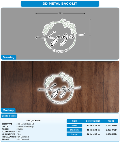 CUSTOM MOCKUP SIGN FOR Eric Jackson