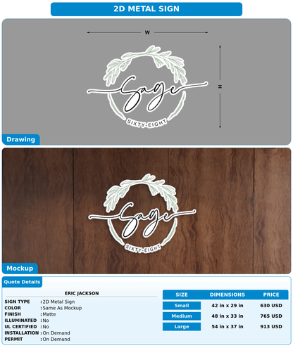 CUSTOM MOCKUP SIGN FOR Eric Jackson