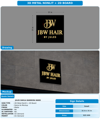 CUSTOM MOCKUP SIGN FOR Jules Davila Bandeira Ward