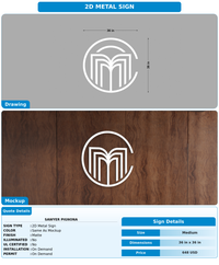 CUSTOM MOCKUP SIGN FOR Sawyer Pignona