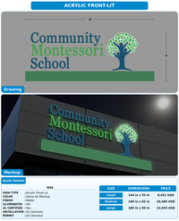 CUSTOM MOCKUP SIGN FOR Max