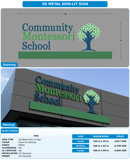 CUSTOM MOCKUP SIGN FOR Max