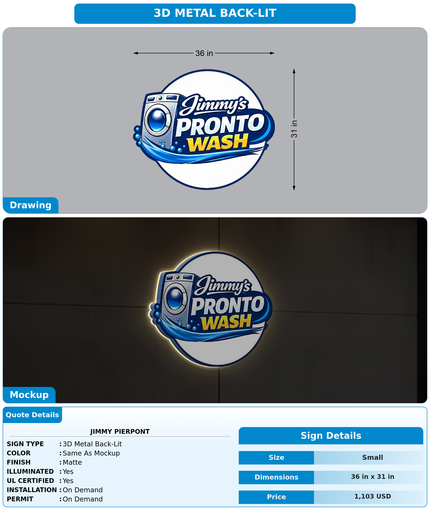 CUSTOM MOCKUP SIGN FOR Jimmy Pierpont