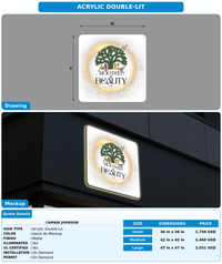 CUSTOM MOCKUP SIGN FOR Camani Johnson