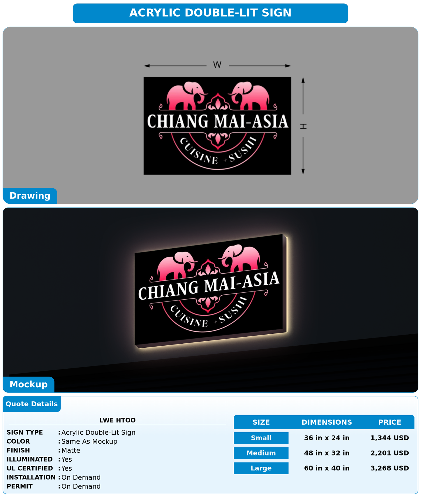 CUSTOM MOCKUP SIGN FOR Lwe Htoo