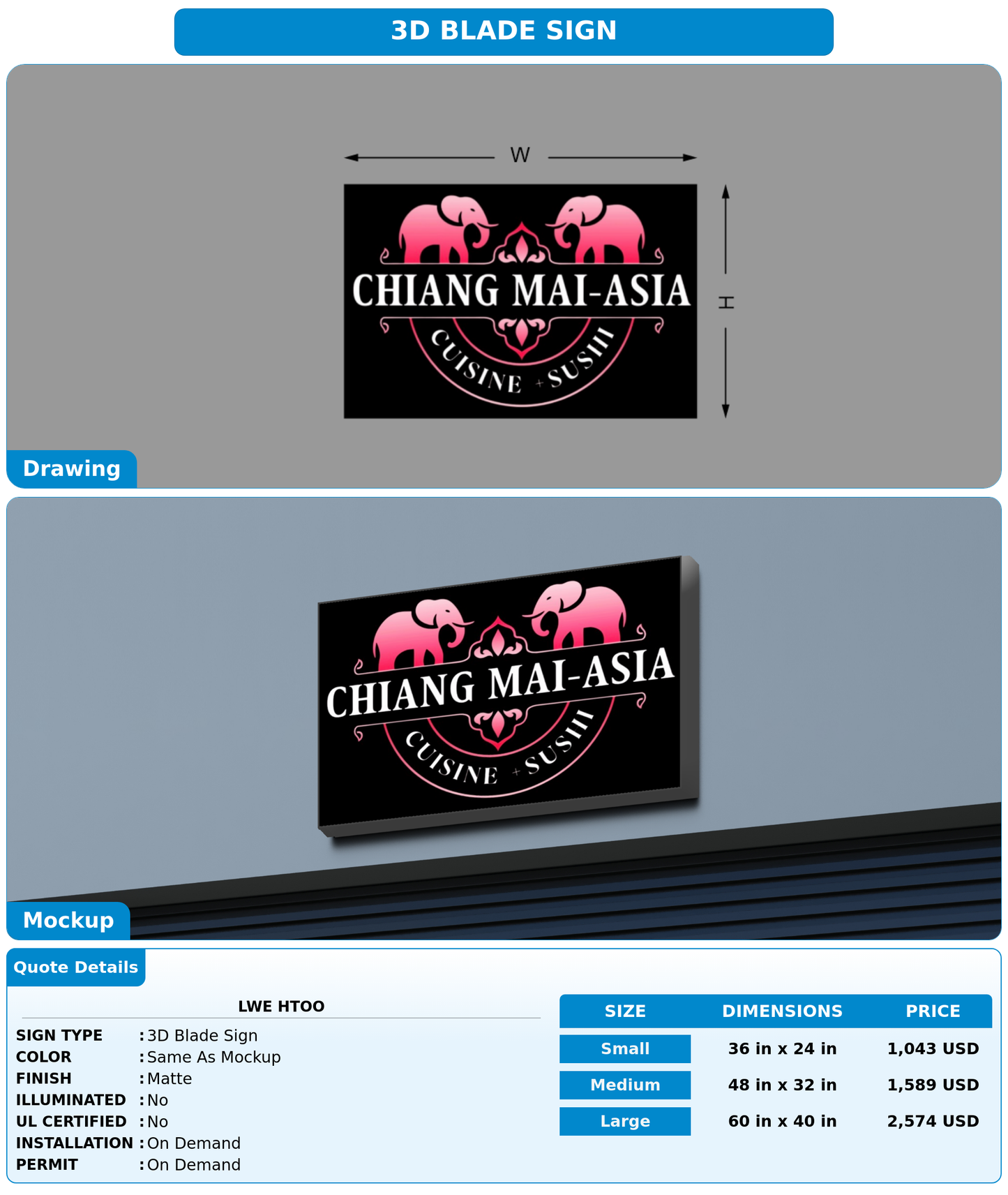 CUSTOM MOCKUP SIGN FOR Lwe Htoo