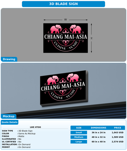 CUSTOM MOCKUP SIGN FOR Lwe Htoo