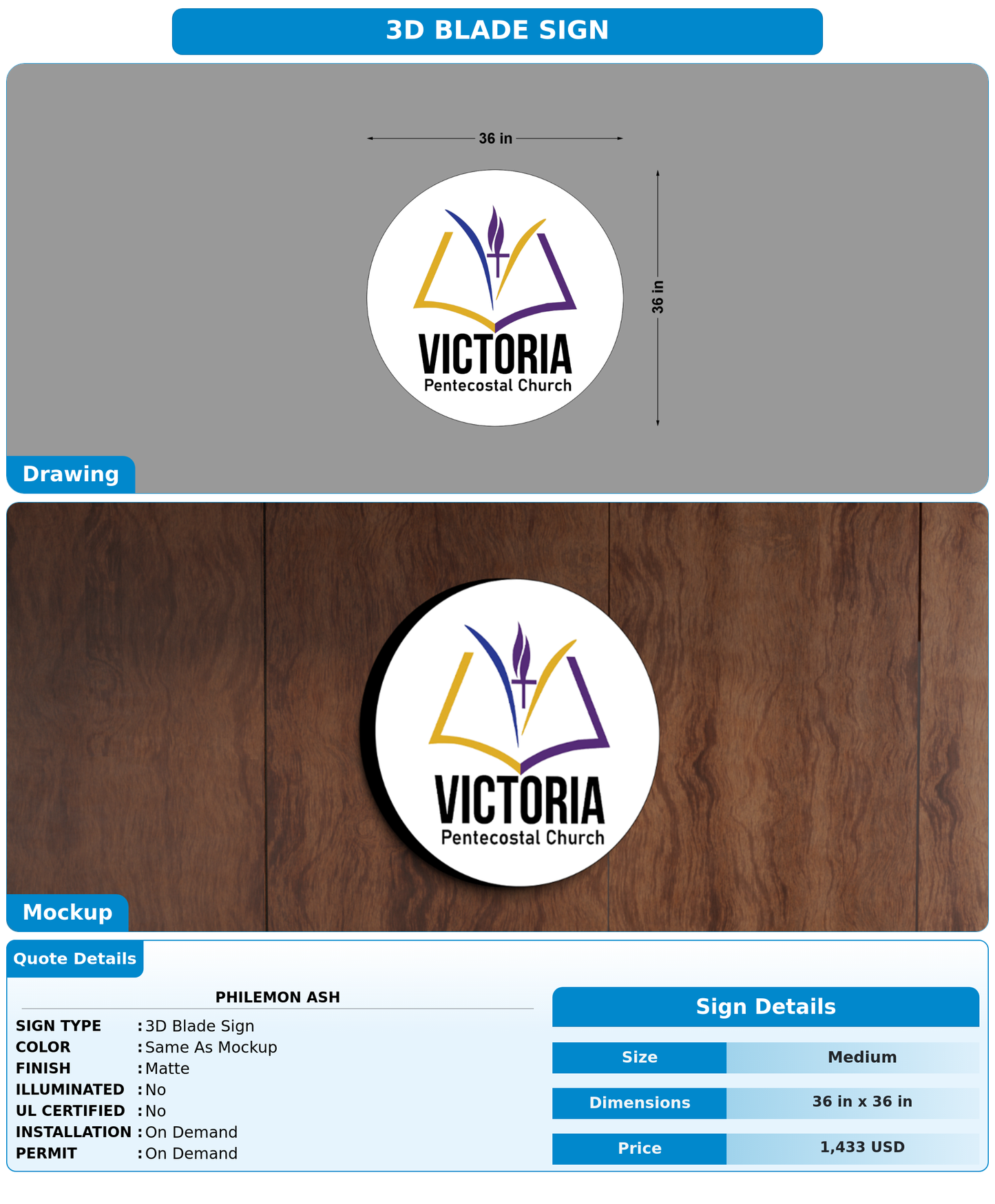 CUSTOM MOCKUP SIGN FOR Philemon Ash