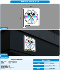 CUSTOM MOCKUP SIGN FOR Andy Garcia Moreno