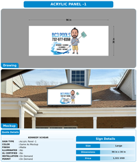CUSTOM MOCKUP SIGN FOR Kennedy Schear