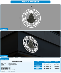 CUSTOM MOCKUP SIGN FOR Stephan Gristina