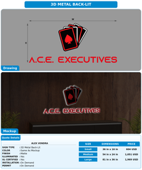 CUSTOM MOCKUP SIGN FOR Alex Vondra