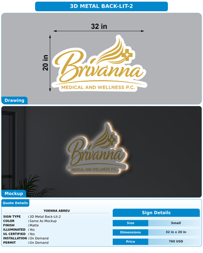 CUSTOM MOCKUP SIGN FOR Yoenna Abreu