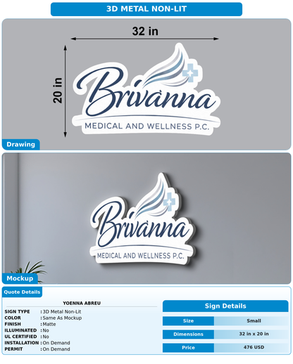 CUSTOM MOCKUP SIGN FOR Yoenna Abreu
