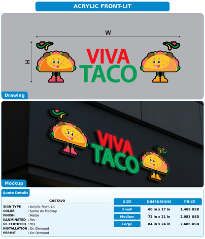CUSTOM MOCKUP SIGN FOR gustavo