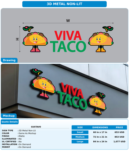 CUSTOM MOCKUP SIGN FOR gustavo