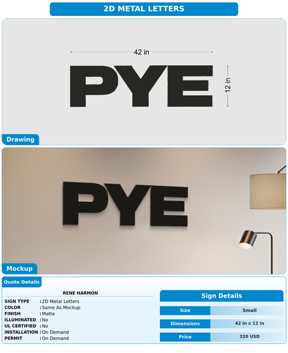 CUSTOM MOCKUP SIGN FOR Rene Harmon