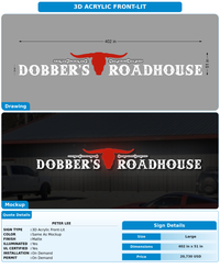 CUSTOM MOCKUP SIGN FOR Peter lee