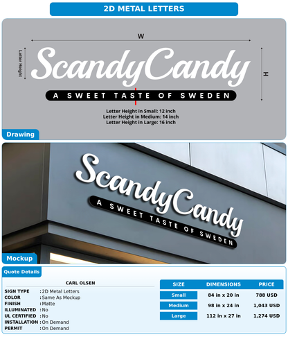 CUSTOM MOCKUP SIGN FOR Carl Olsen