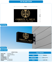 CUSTOM MOCKUP SIGN FOR Christy Mull