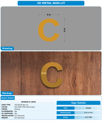 CUSTOM MOCKUP SIGN FOR Edward K  Liehr